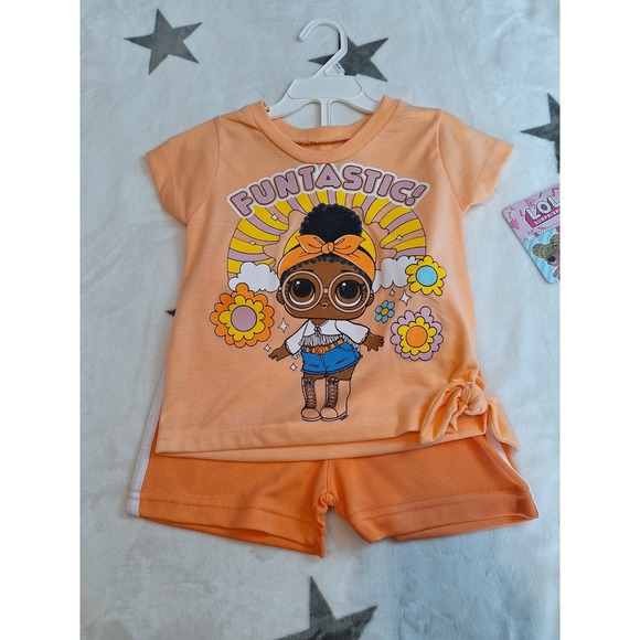 MGA Entertainment, INC. Other - L.O.L. Surprise! 2 pc. Short & T-Shirt Set Size 3T Funtastic! Orange New
